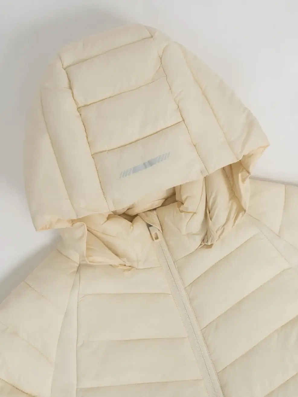 Áo Phao Nữ Phối Nỉ Pro - Be - S