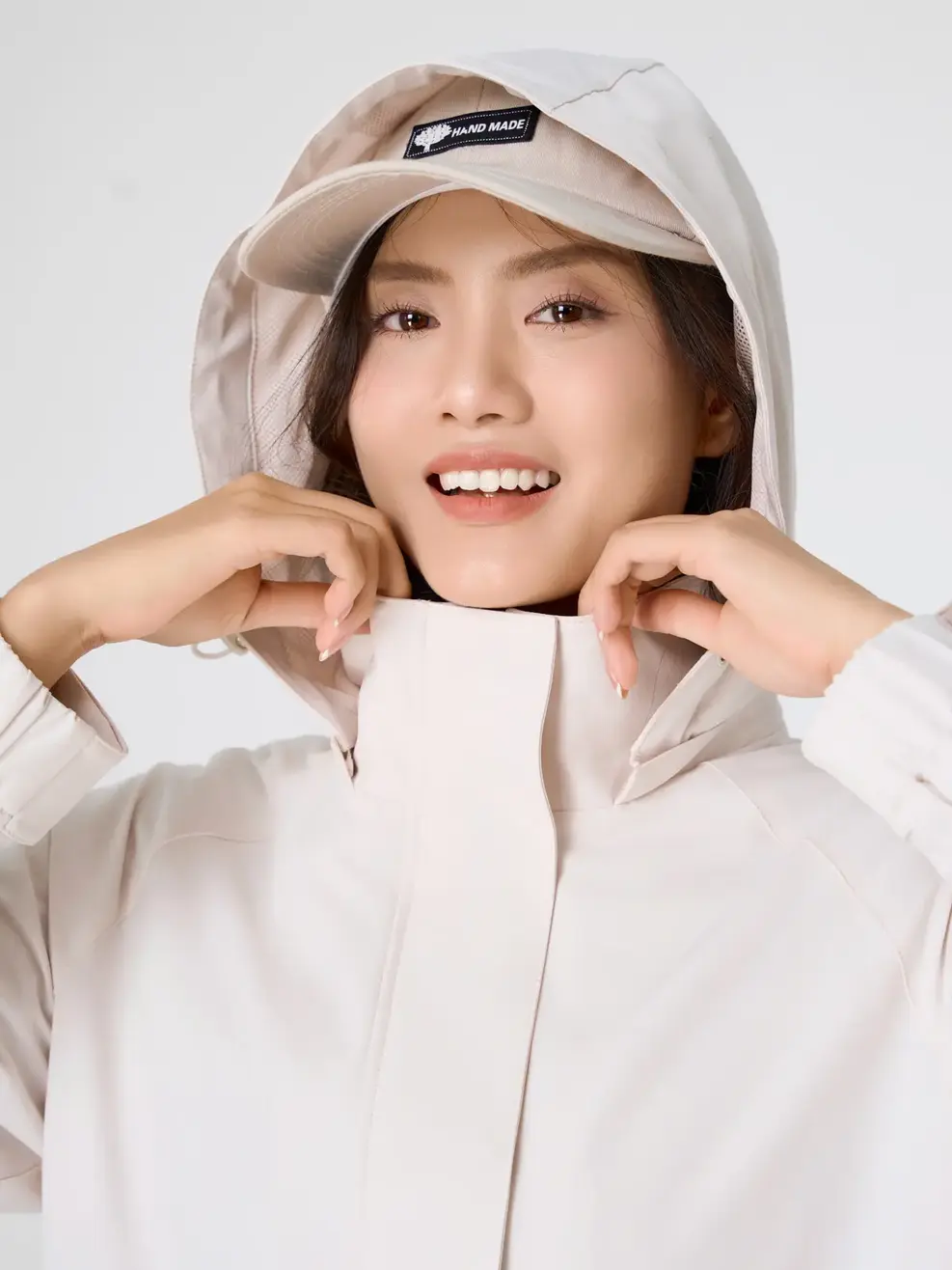 Áo Khoác Gió Nữ 4c Plus Dáng Suông - Xám 003 - S