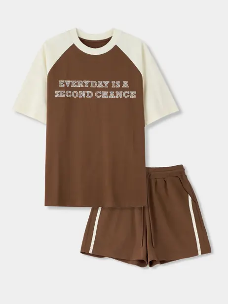 Bộ Đồ Nữ Tay Raglan