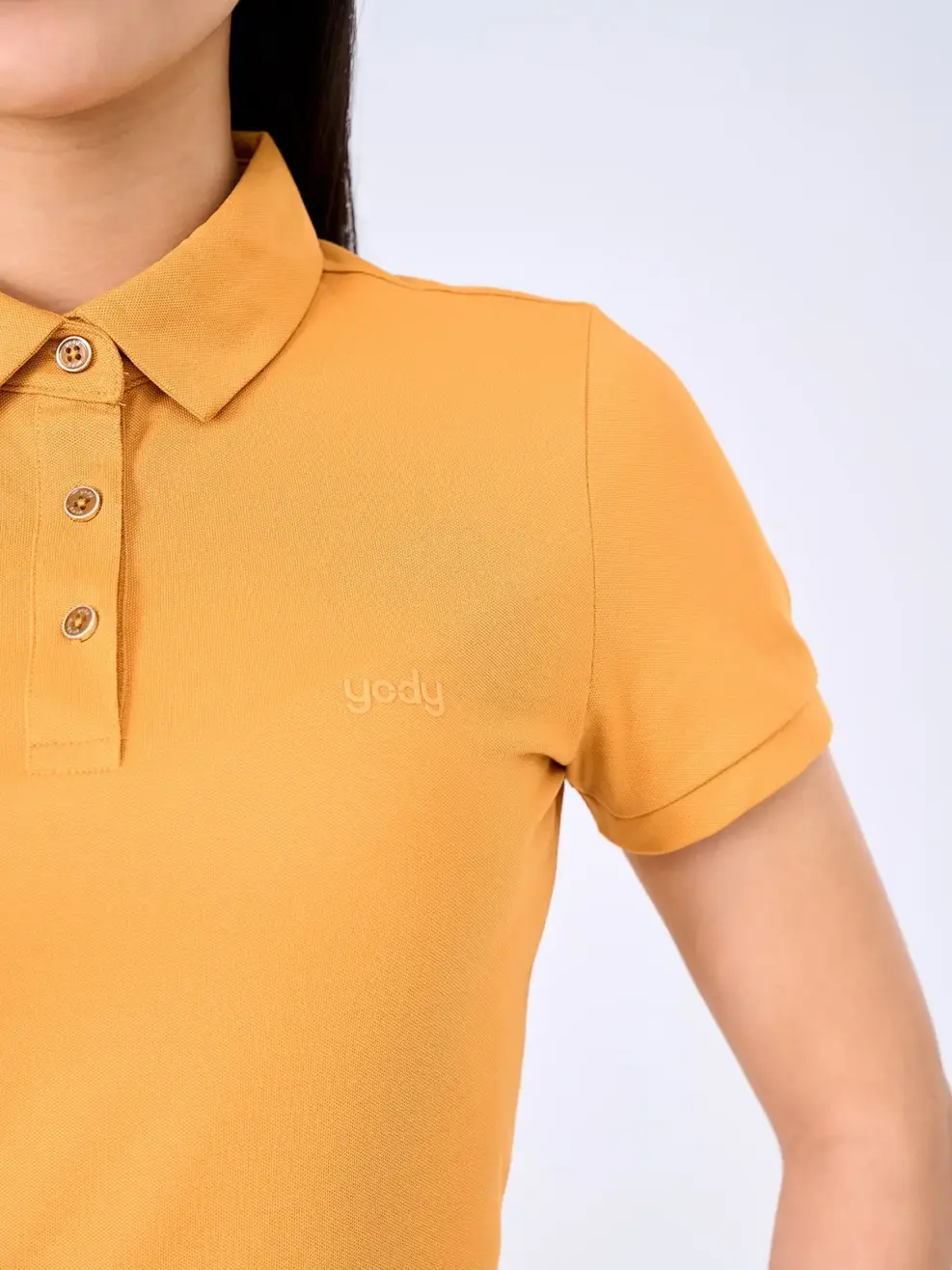 Polo Nữ Gia Đình - Vàng - S