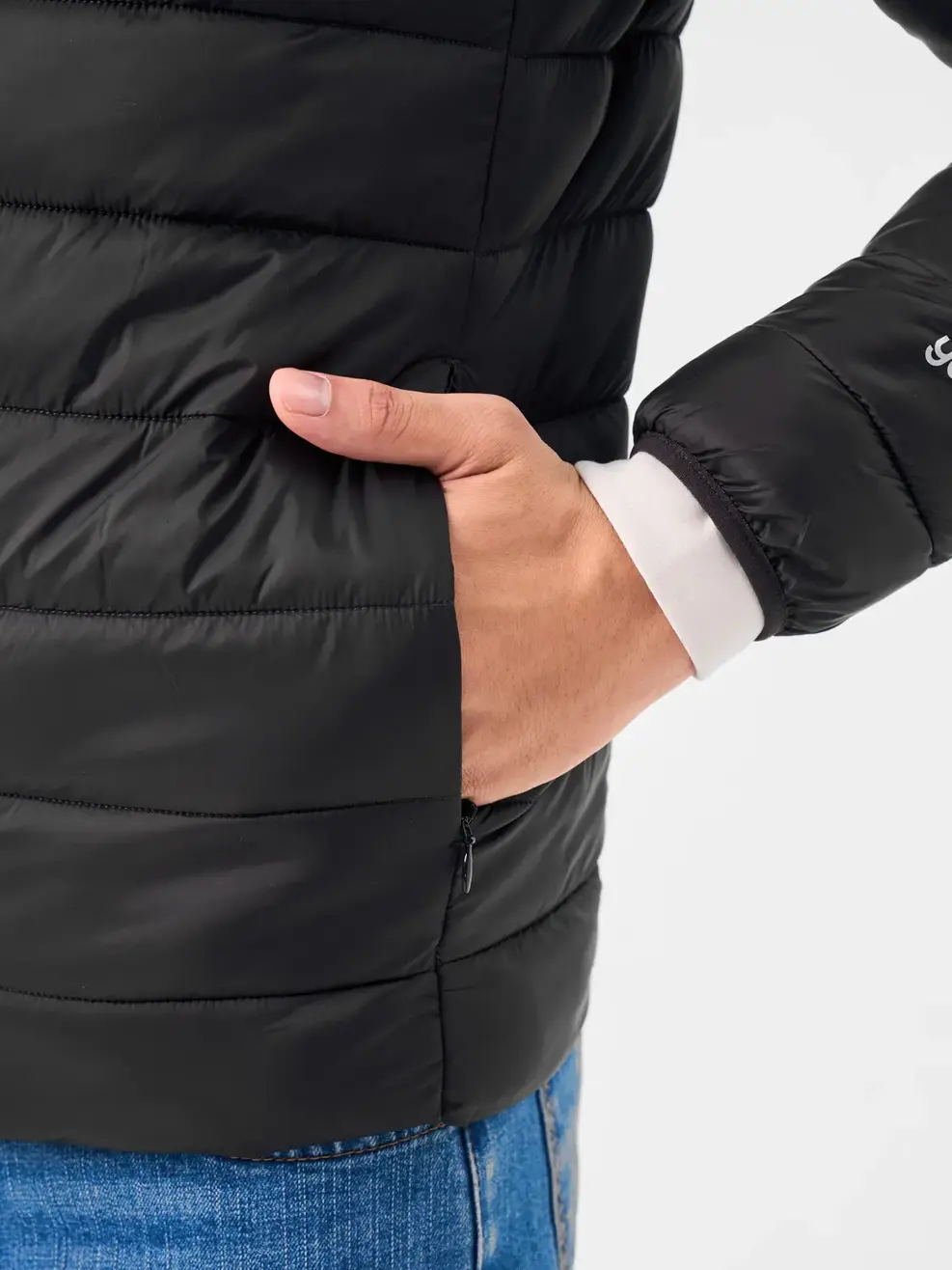 Áo Phao Nam 3S Siêu Nhẹ Tay Raglan - Đen - M