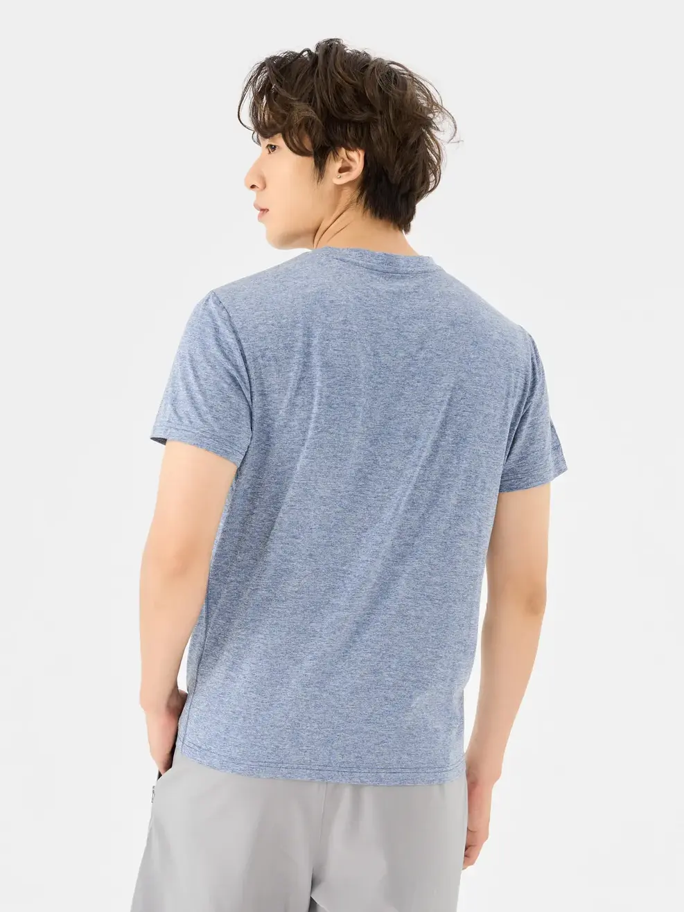 T-shirt Thể Thao Nam Siêu Nhẹ In Run - Navy - L