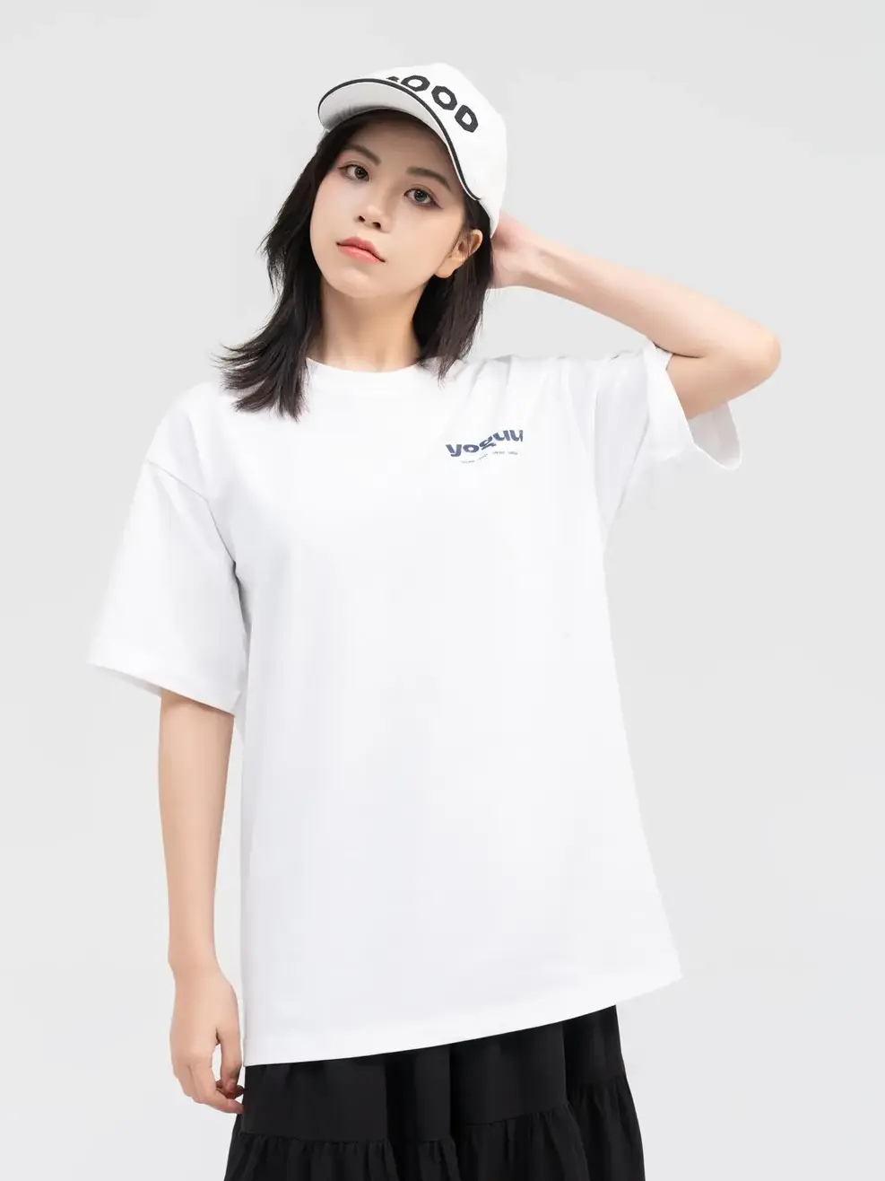 Áo T-shirt Yoguu Sticker - Trắng - 1