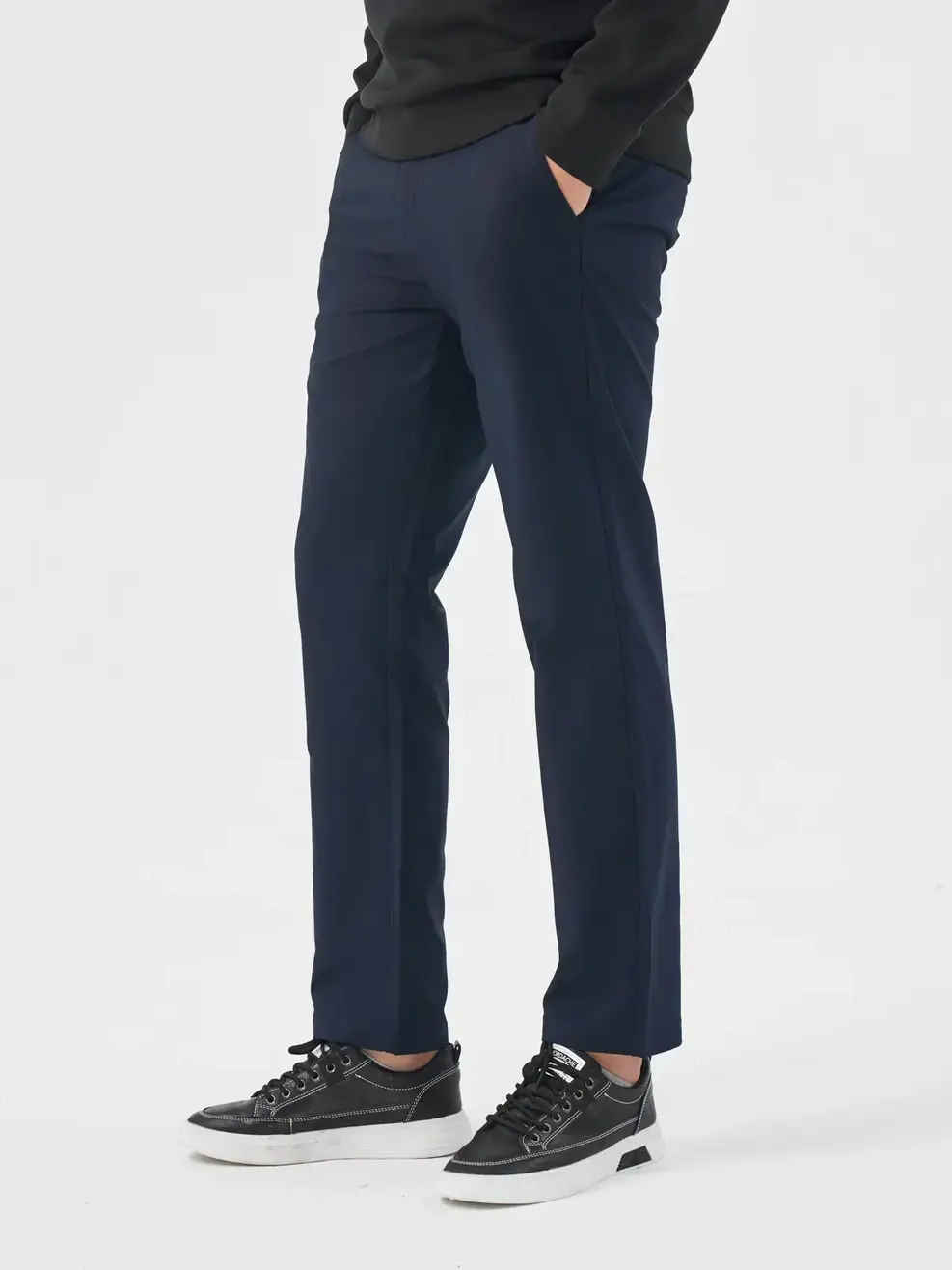 Quần Khaki Nam Siêu Co Giãn REGULAR ( QKM6013) - Navy 024 - 29