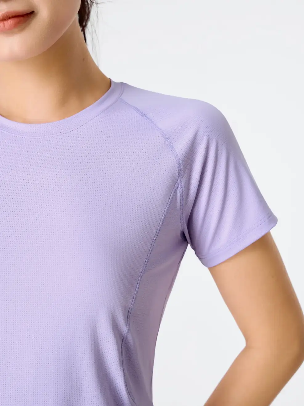 Áo Phông Thể Thao Siêu Nhẹ - TÍM 047 - S