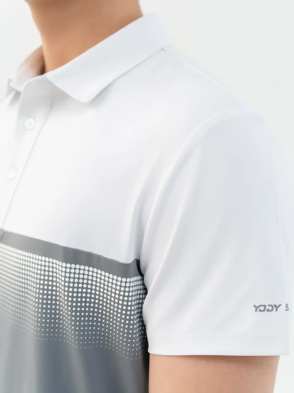 Polo Thể Thao Nam Phối Màu - Xám - M