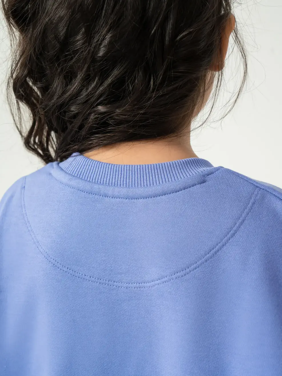 Áo nỉ trẻ em thêu trái tim - Tím - 2