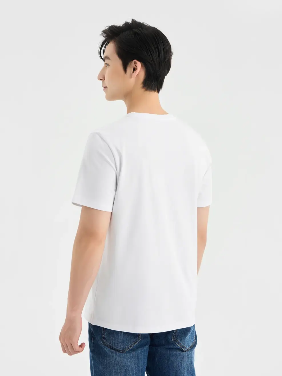 T-shirt Nam In Creative Bột Ngô - Trắng 1 - M