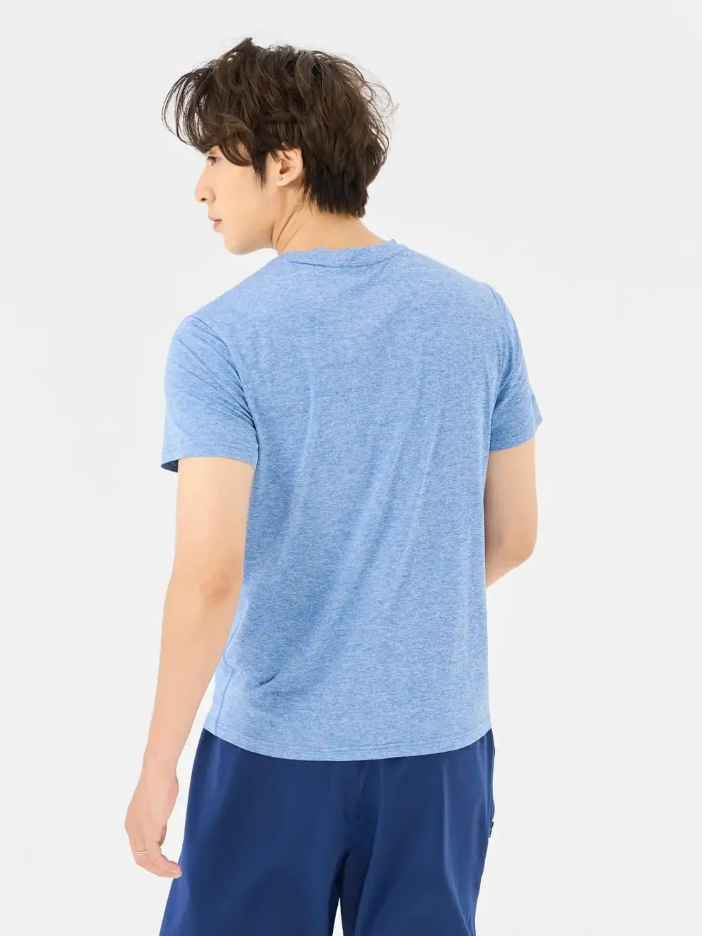 T-shirt Thể Thao Nam Siêu Nhẹ In Run - Xanh Biển - M