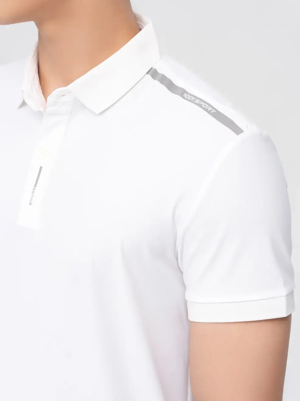 Áo Polo Nam Yody Sport Airycool In Nẹp-SAM7143 - Trắng 001 - M