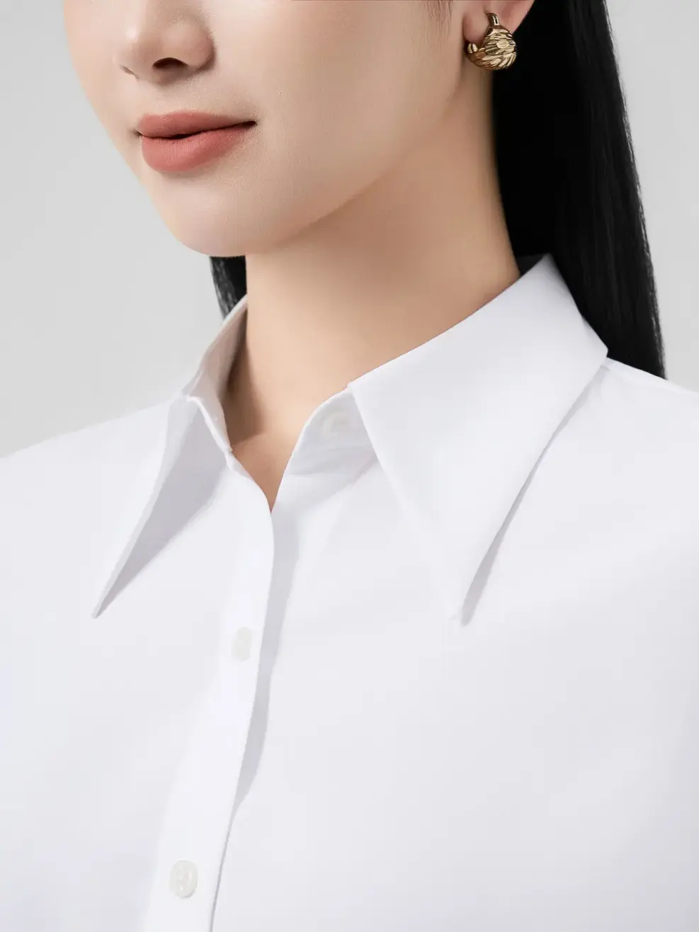 Áo Sơ-mi NANO REGULAR ESSENTIAL - Trắng 001 - S
