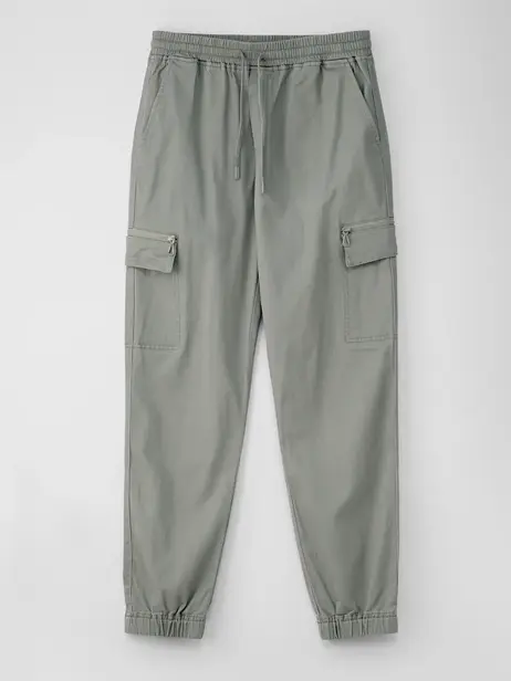 Quần Kaki Nam Jogger Túi Khóa