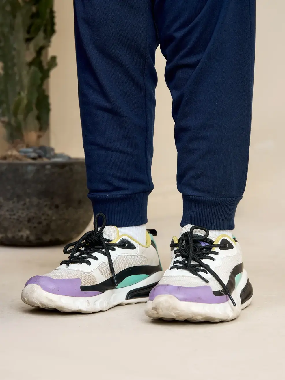 Bộ đồ kid in mặt cười - Trắng phối navy. - 2