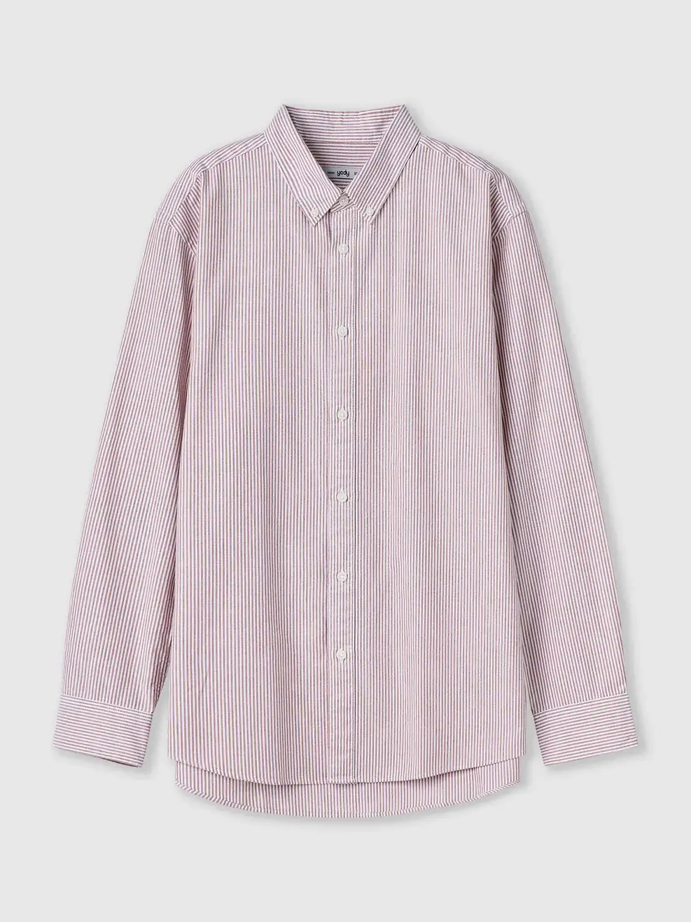 Áo Sơ-mi nam oxford kẻ sọc - Kẻ nâu 103 - M