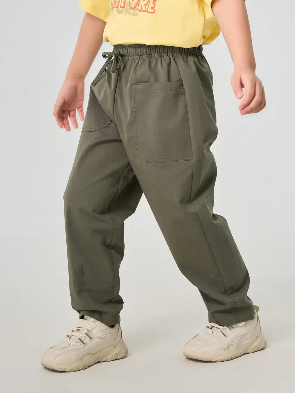 Quần Dài Túi Ốp Trước - RÊU ĐẬM - 2-3