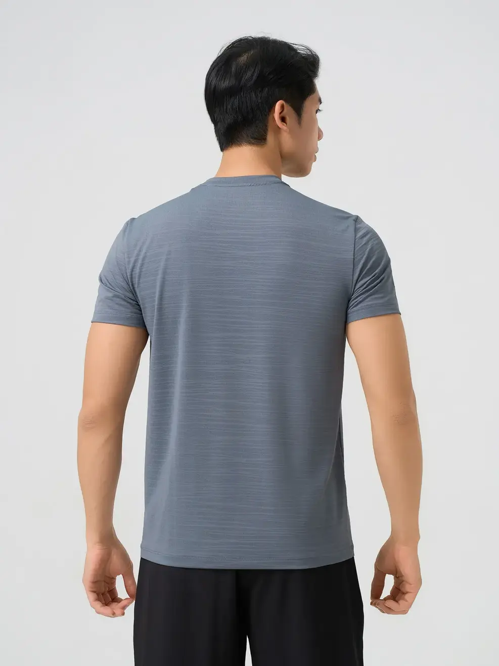 Áo Phông Nam Thể Thao Dệt Thoáng Khí - Than chì 009 - 3XL