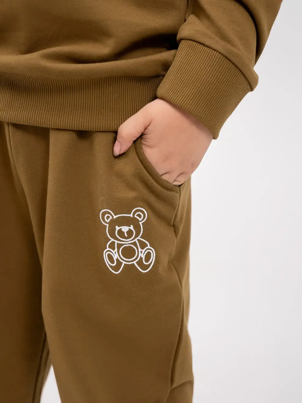 Bộ Thun Trẻ Em - Nâu - 2