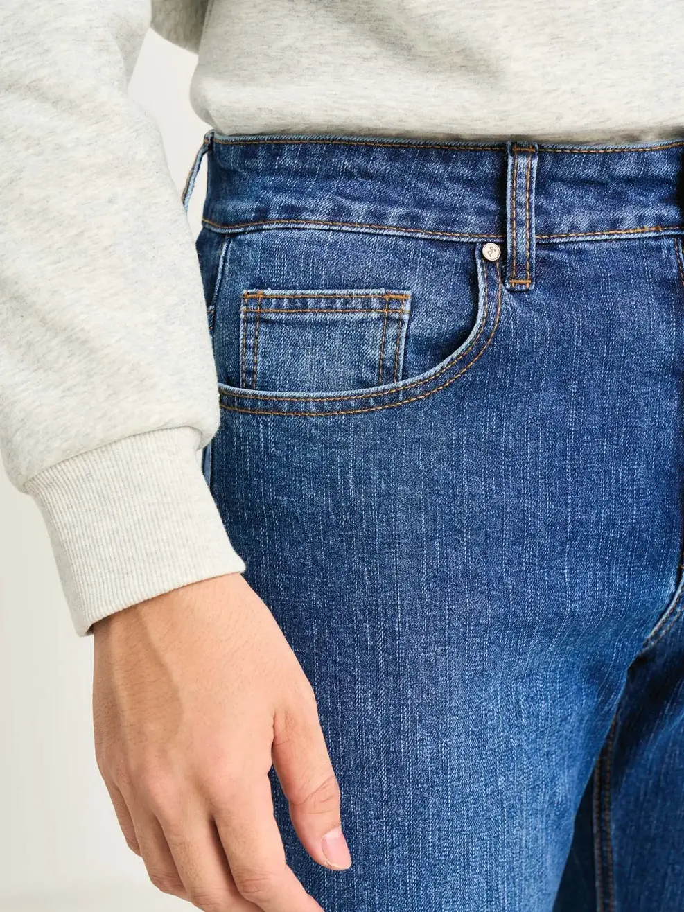 Quần Jeans Nam Slim Cotton Usa 79 - Xanh - 28