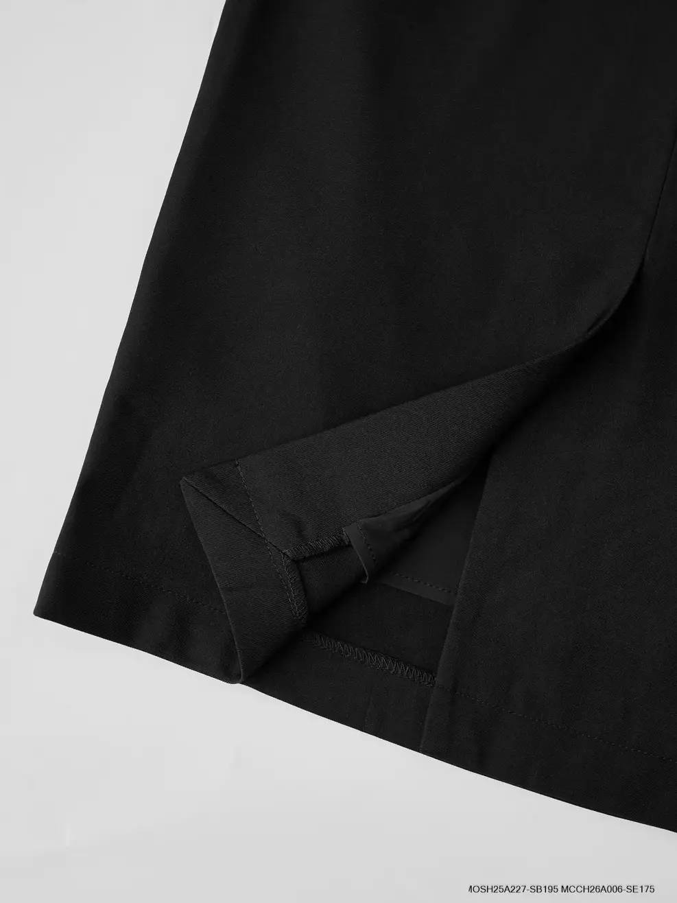 Chân Váy Pencil Under The Knee Essential - Đen 001 - S