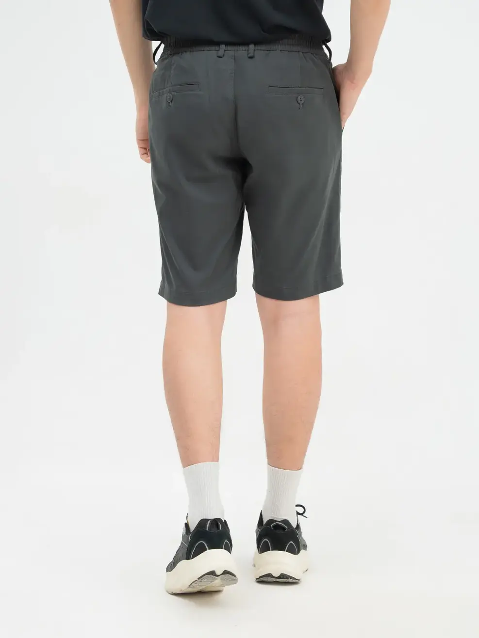 Quần Sooc Nam Chun Cúc - Ghi Đậm - 29