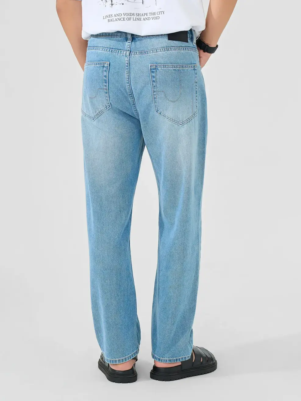 Quần Jeans Nam Straight Denim – Urban Indigo - Màu chàm 003 - 32