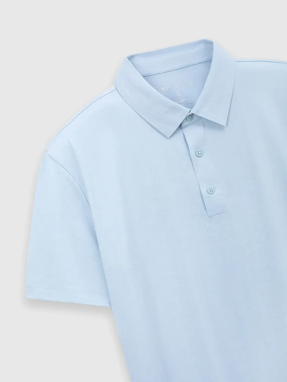 Áo Polo Thể Thao Nam Họa Tiết In Tay - Xanh Da Trời 084 - 3XL