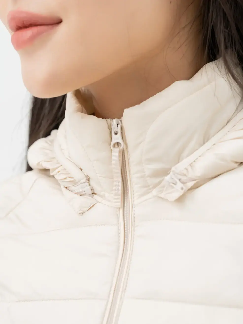 Áo Phao Nữ 3S Siêu Nhẹ Tay Raglan - Be - S