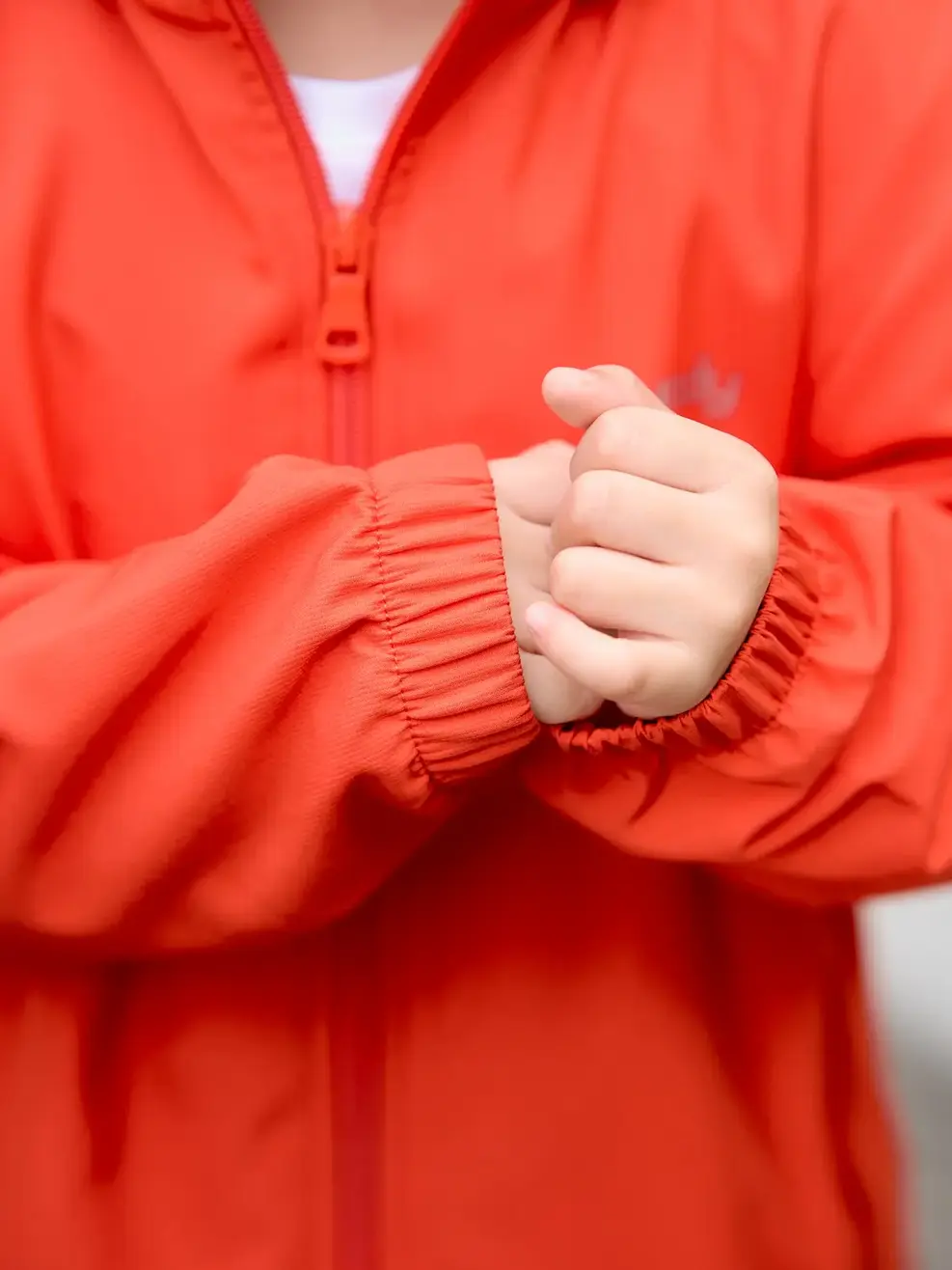 Áo khoác gió trẻ em trượt nước thông minh - Cam - 2-3