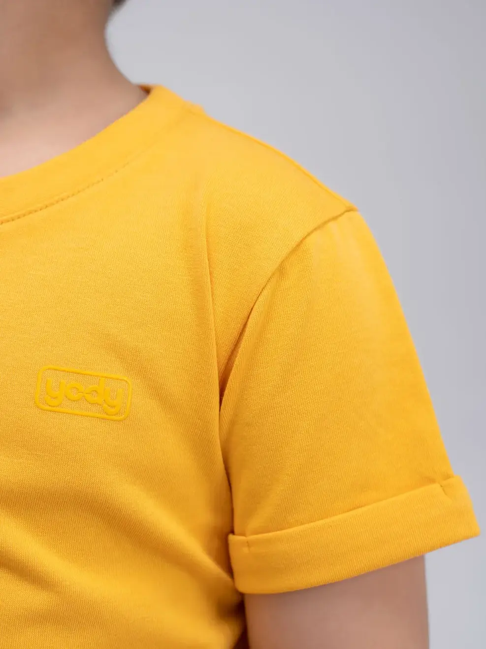 Áo thun kid nhỏ in logo Yody - Vàng - 2