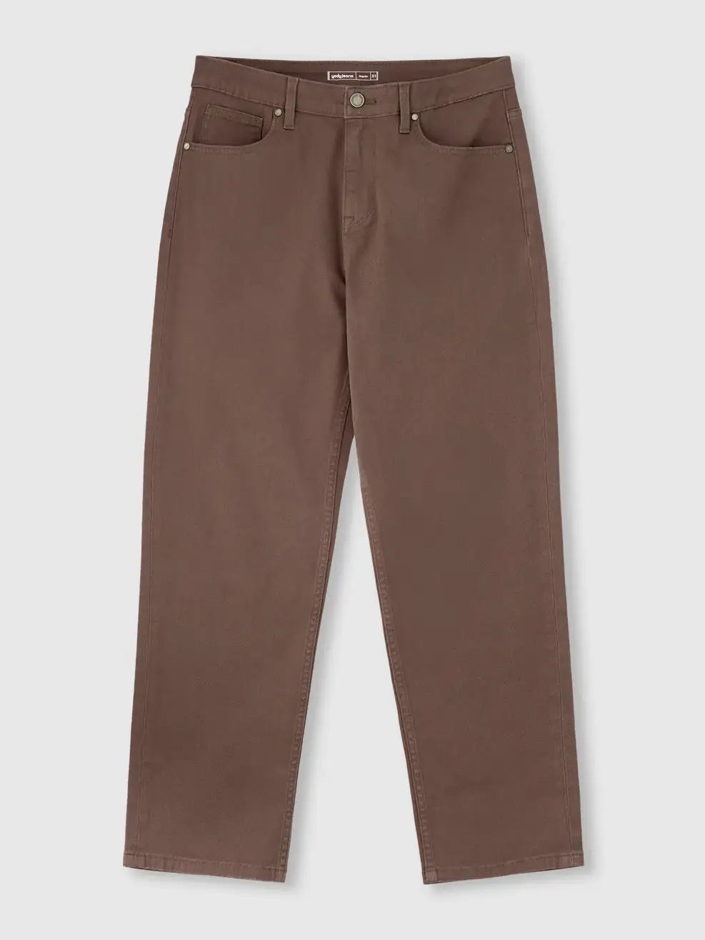 Quần Jeans Nam Regular Denim Like - Nâu 056 - 28