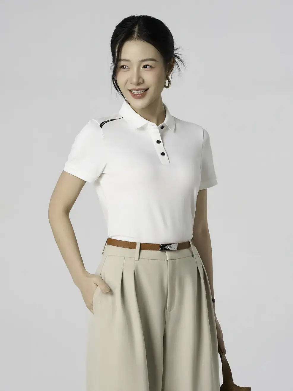 Áo Polo Ponte Roma Cool In Vai - TRẮNG 012 - S