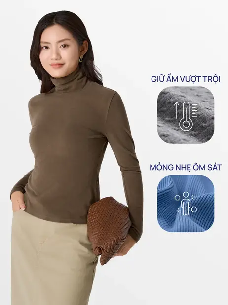 Áo Body Giữ Nhiệt Cổ Lọ