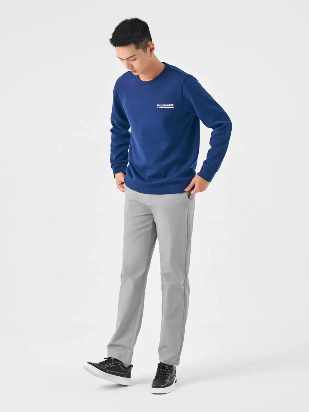 Quần Khaki Nam Siêu Co Giãn REGULAR ( QKM6013) - Xám 022 - 29