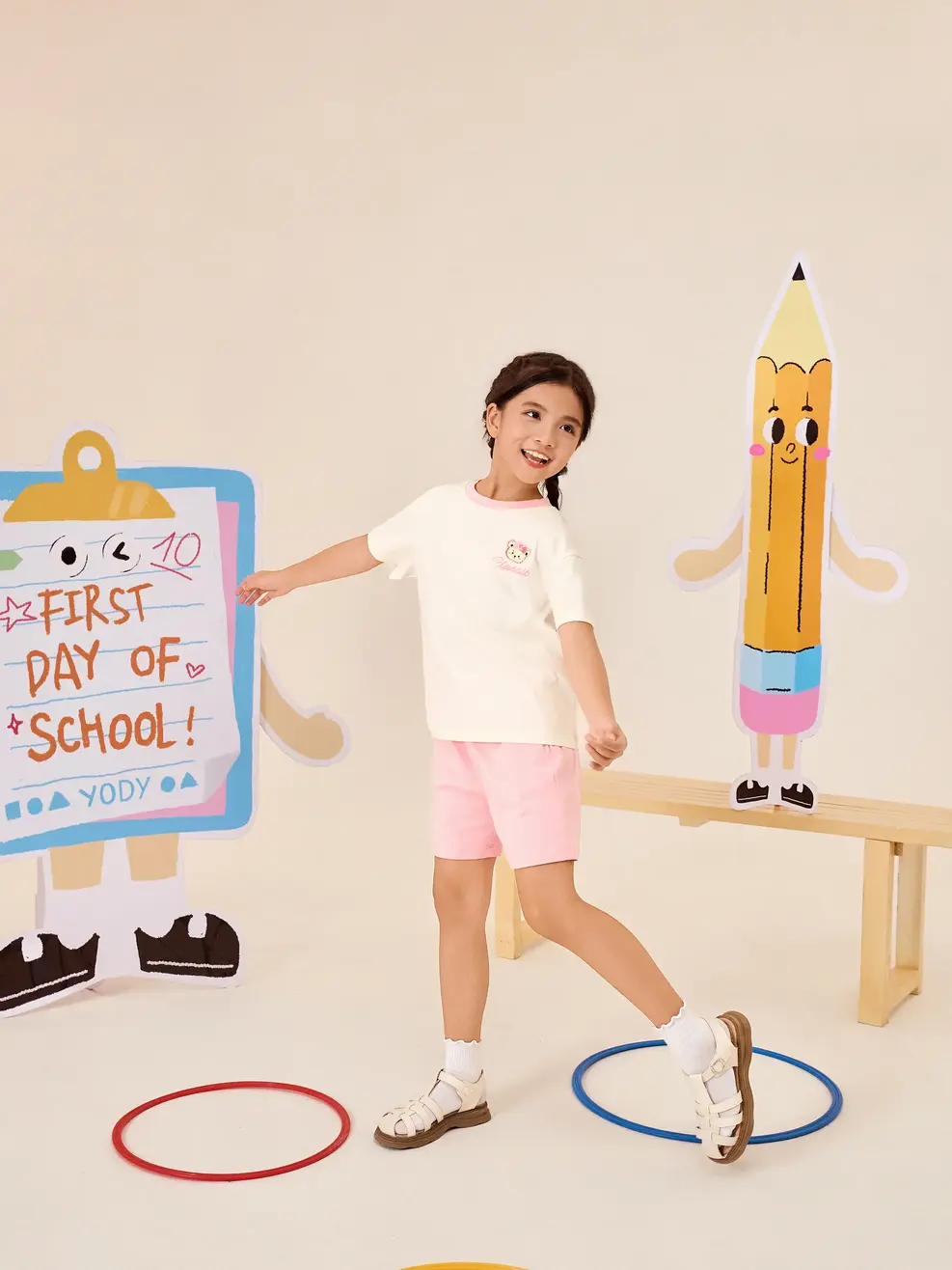 Bộ Đồ Chú gấu classic - Hồng 037 - 104