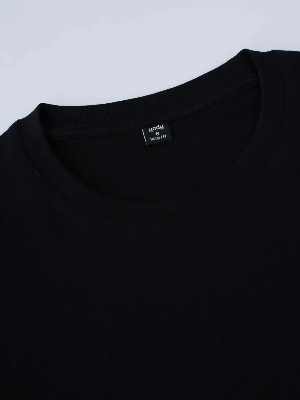 Áo Phông Nữ Crop top Thun Rib - ĐEN 002 - S