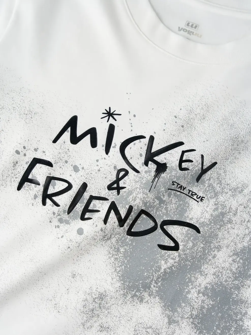Áo Phông Baby Tee Yoguu Mickey And Friends - Trắng 001 - S