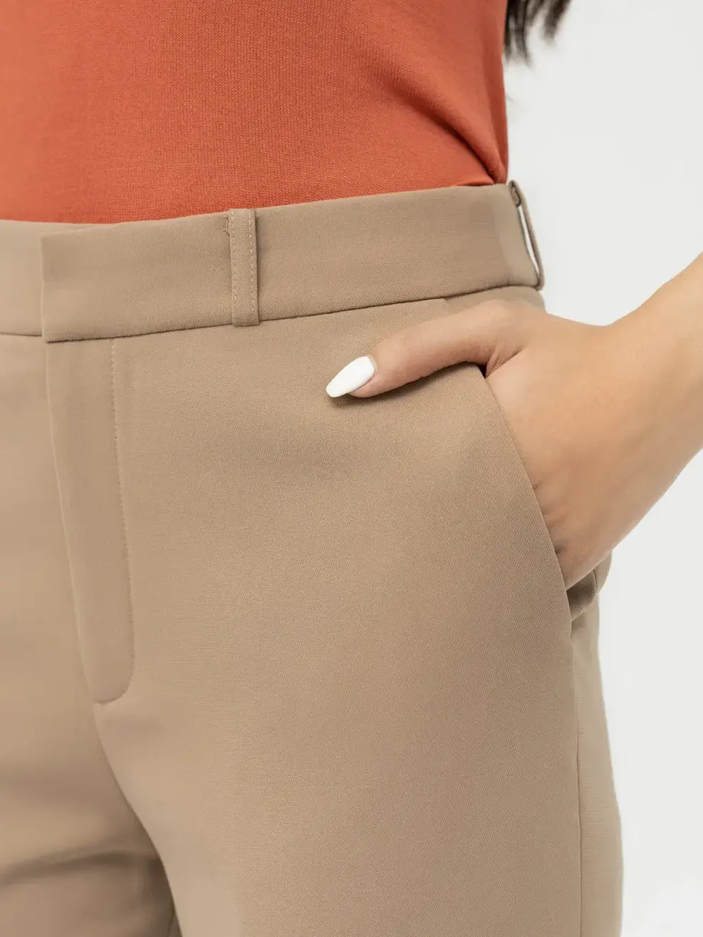 Quần Dài Ống Vểnh Cơ Bản (QAN6014) - Nâu 191 - S