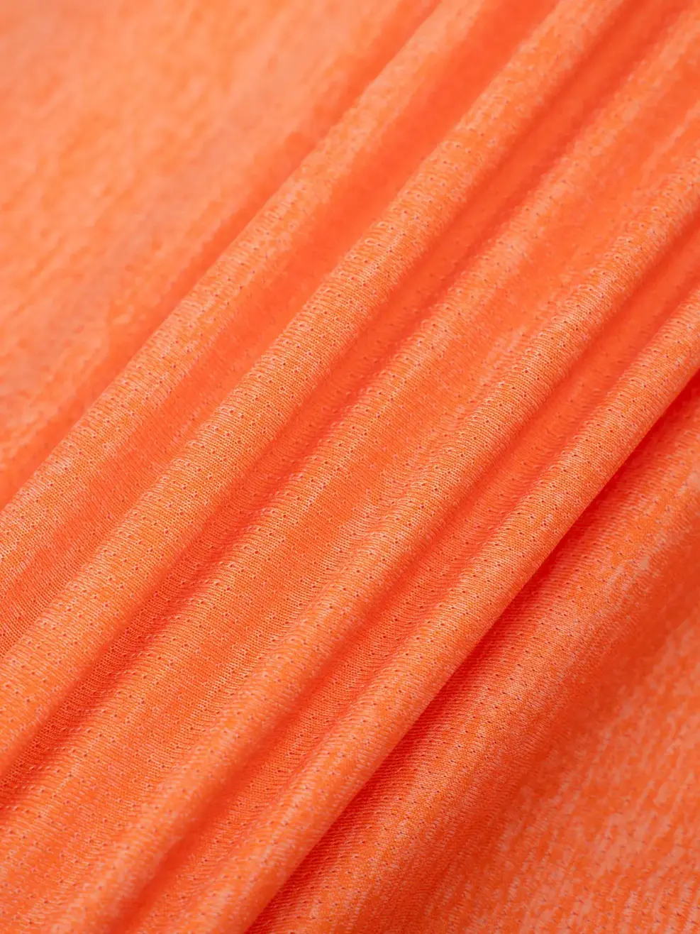 Áo Phông Thể Thao Siêu Nhẹ Dệt Melange - Phối Màu Cam 030 - S