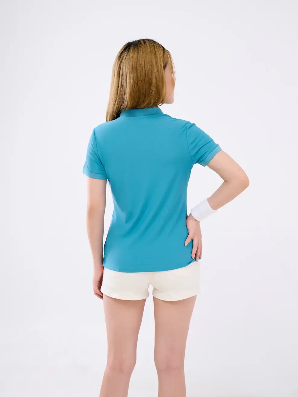 Polo thể thao nữ airycool - Xanh ngọc - S