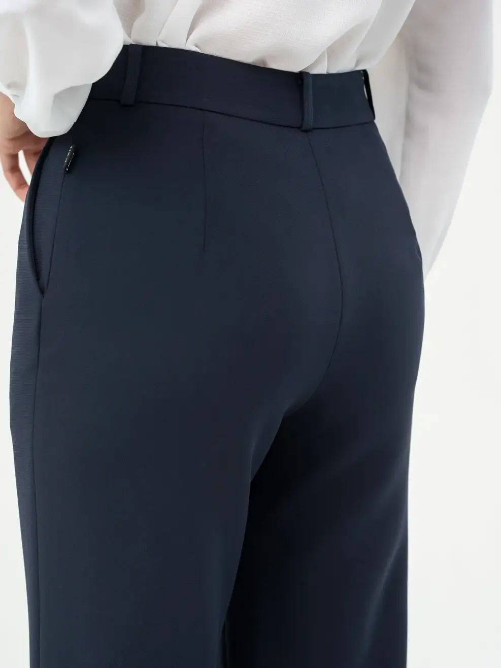 Quần Tây Nữ Ống Vểnh Cơ Bản - Tím than - XL