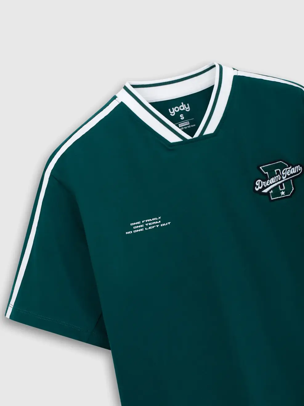 Áo Phông Cổ Tim Dream Team - Xanh lá 042 - S