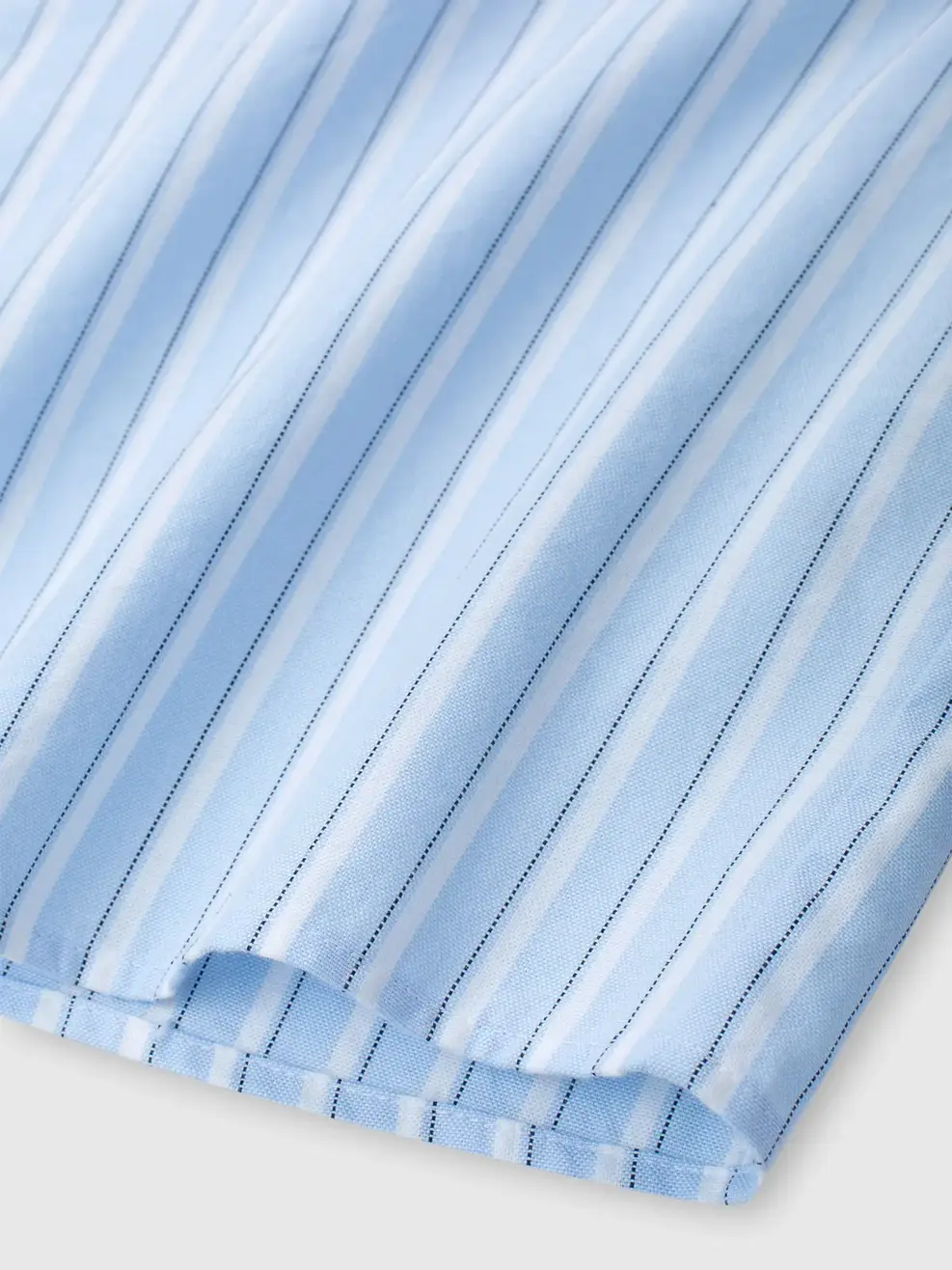 Áo Sơ-mi Boxy Stripes - Kẻ Xanh Da Trời 200 - S