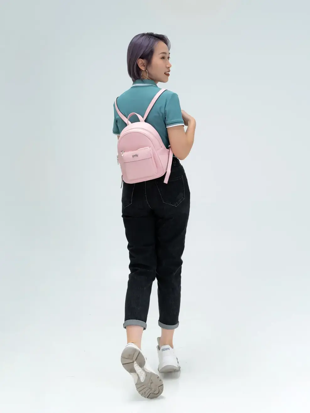 Balo da tổng hợp cao cấp - Hồng