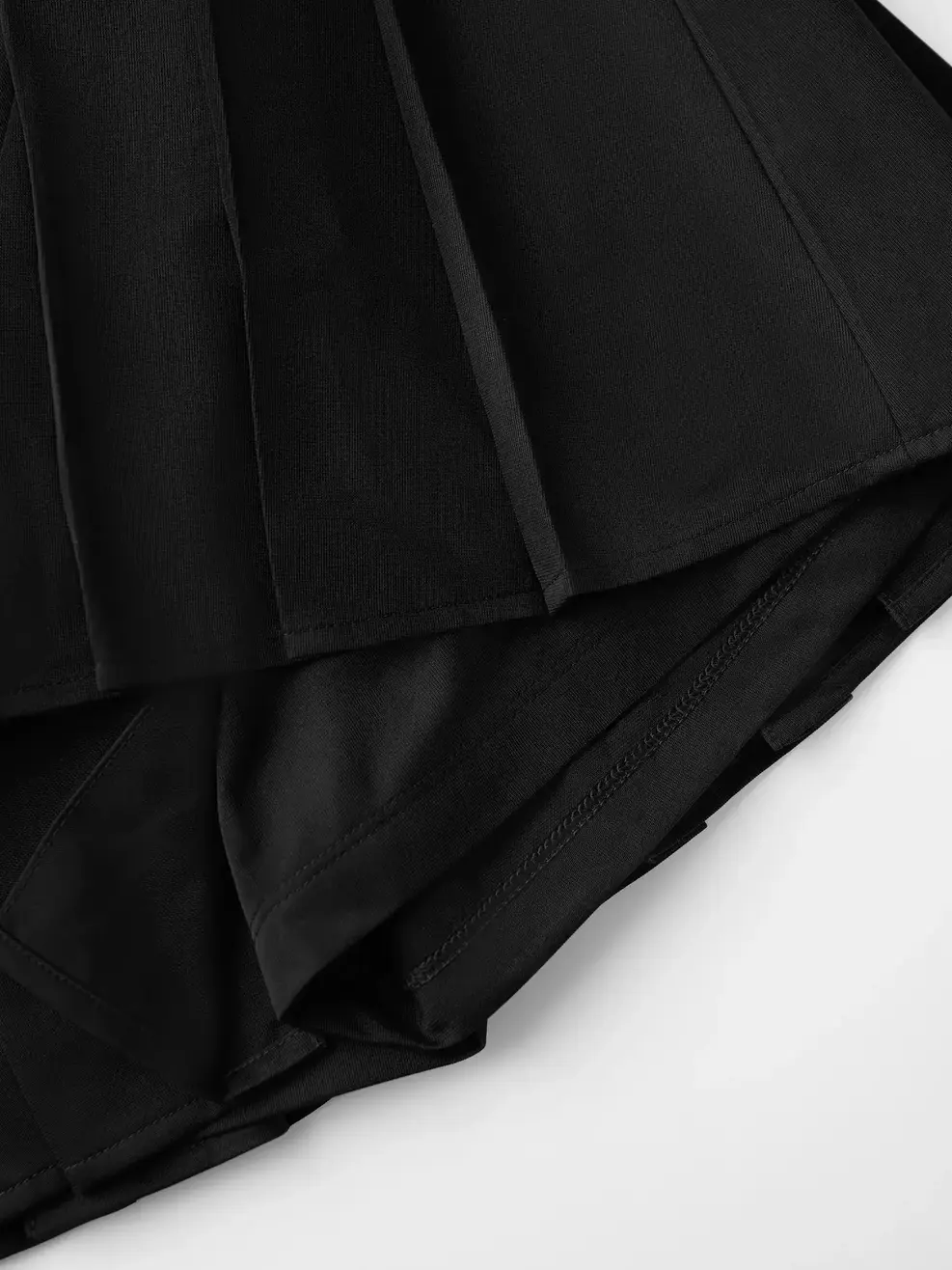 Chân Váy Thể Thao Xếp Ly - ĐEN 002 - S