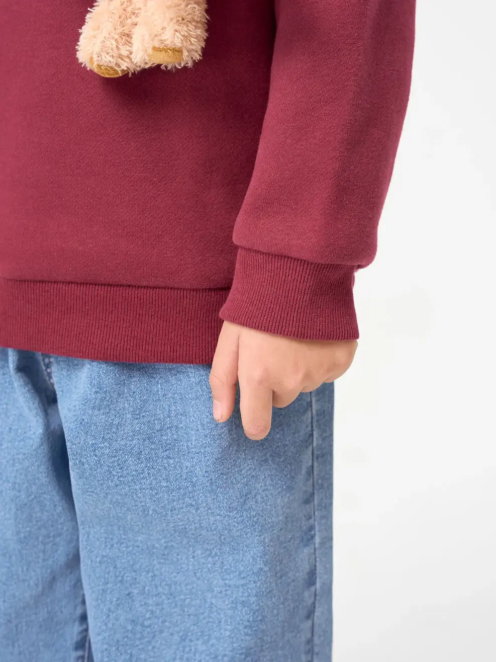 Áo Nỉ Gấu - Đỏ 027 - 110