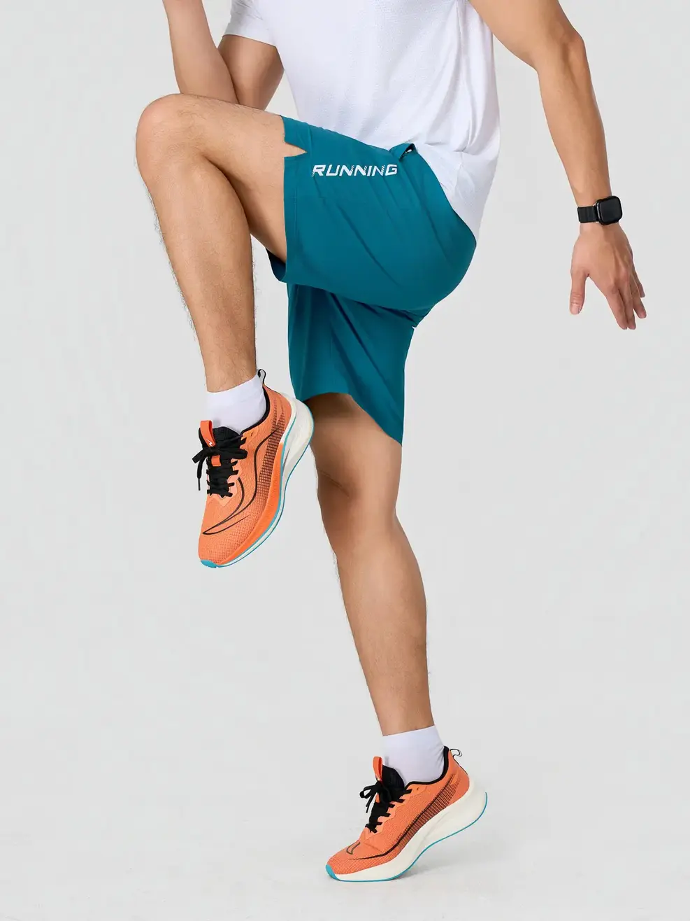 Quần Shorts Thể Thao 6.5 Inch Running - Xanh Lá 028 - 29