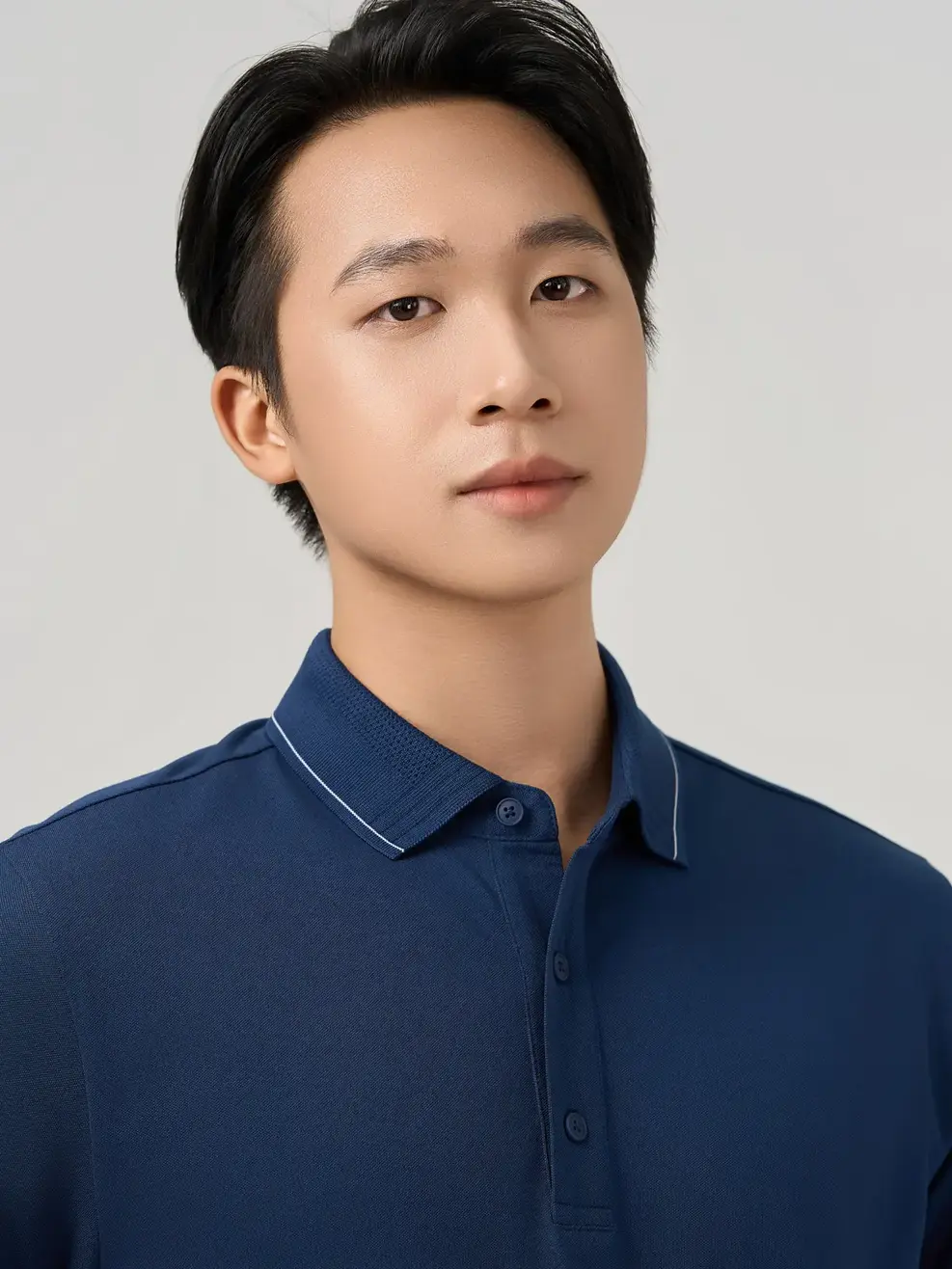 Áo Polo Nam Mắt Chim Cơ Bản Dáng Suông - Tím Than 006 - S