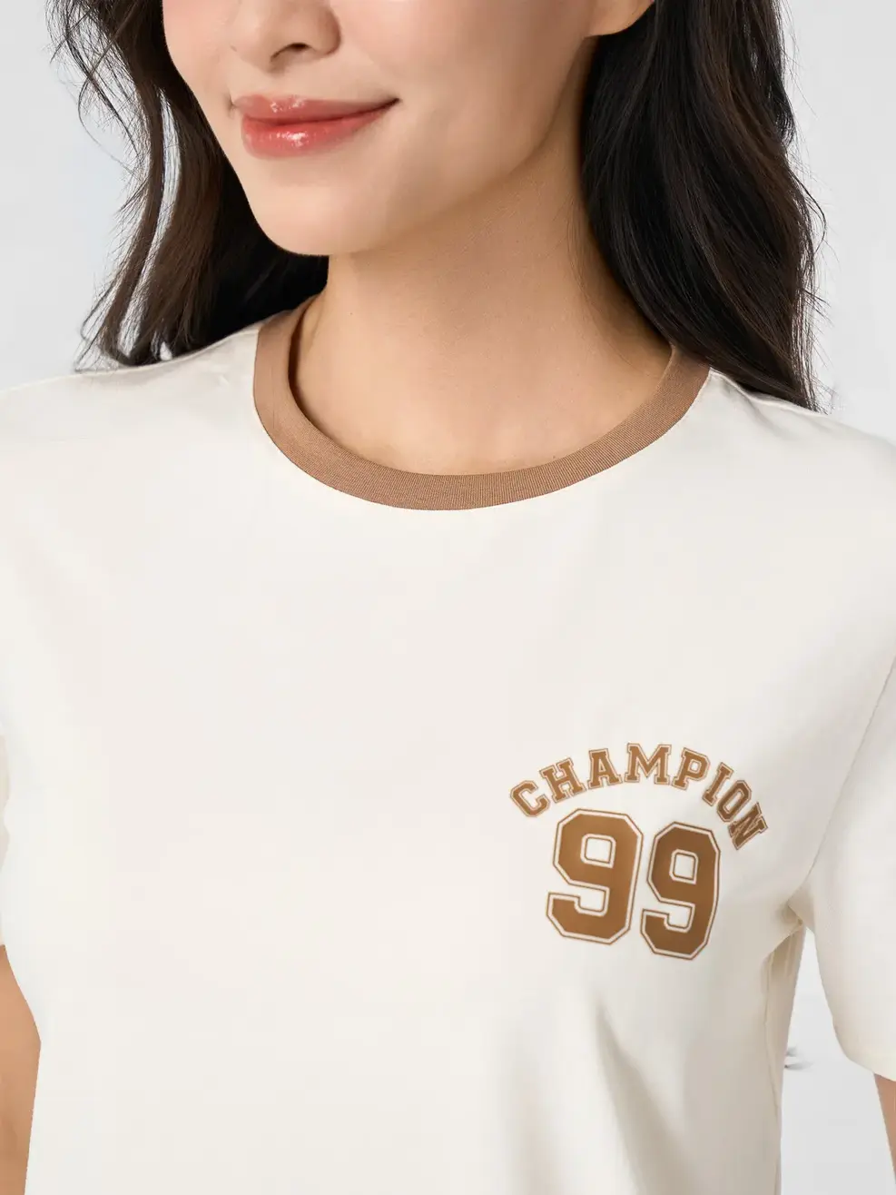 Bộ Đồ Nữ In Số 99 - Màu nâu 005 - S