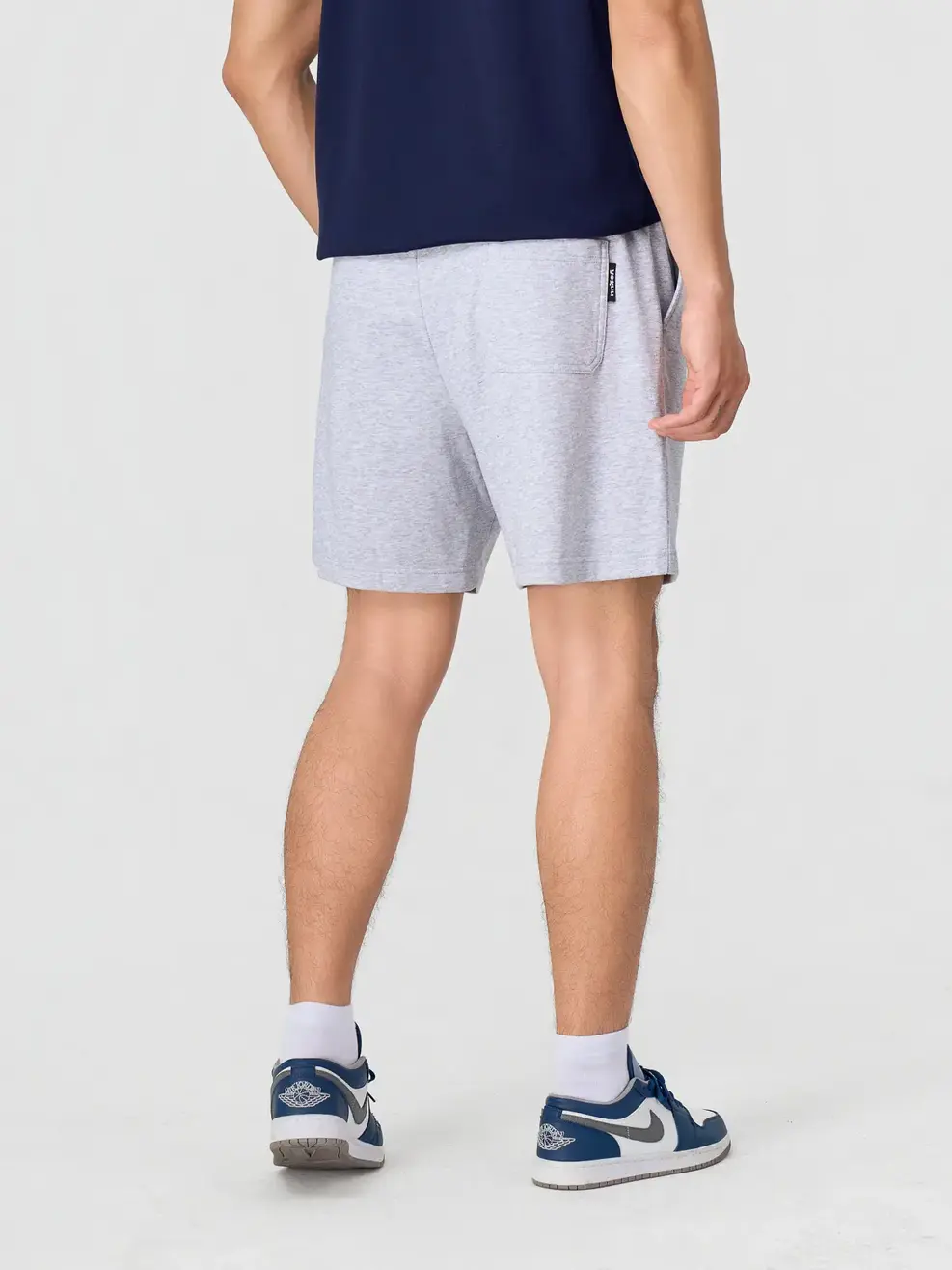 Quần Shorts Nỉ Yoguu - Phối Màu Xám 148 - L