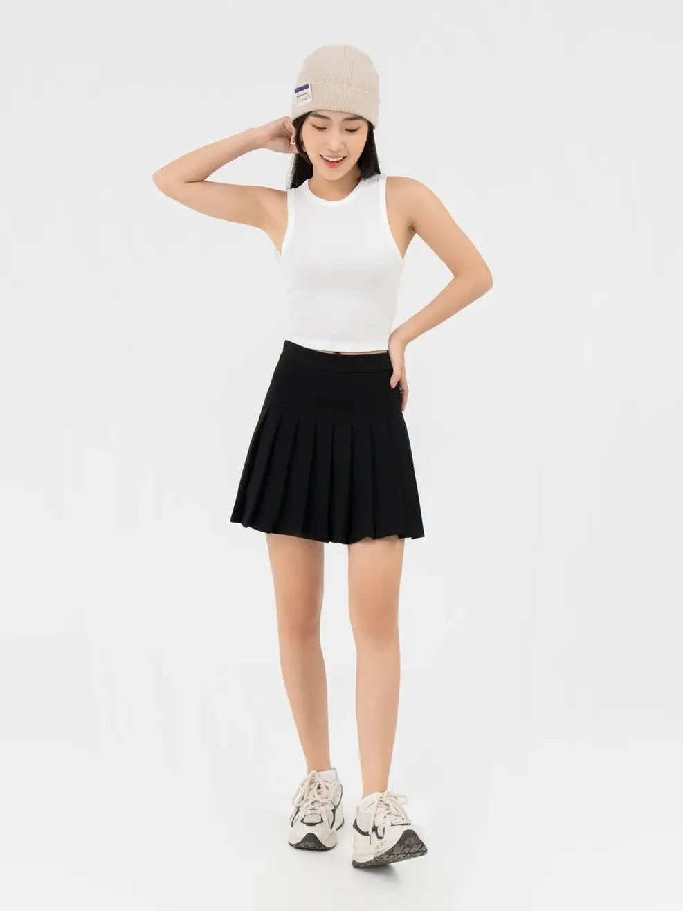 Áo 3 Lỗ Nữ Thun Tăm Hách Dáng - Trắng - S